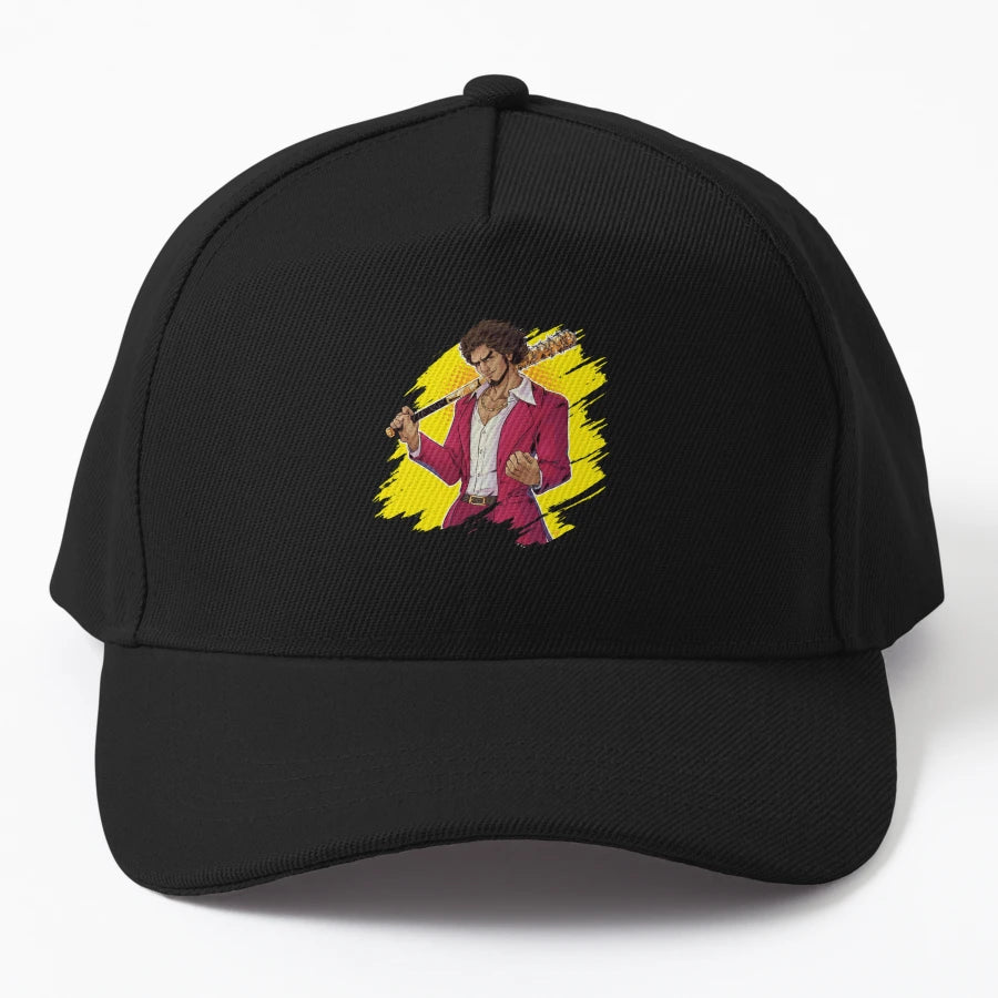 Ichiban Kasuga OTTO Dad Hat - Exclusive Premium Embroidery - Snapback, Trucker Hat, Dad Hat, Denim Baseball Cap