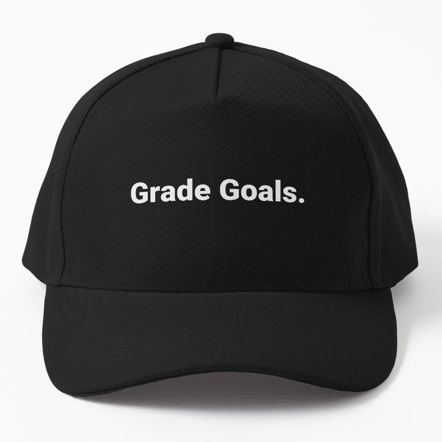 Grade Goals Denim Baseball Cap - Exclusive Low-Profile - Snapback, Trucker Hat, Dad Hat, Denim Baseball Cap