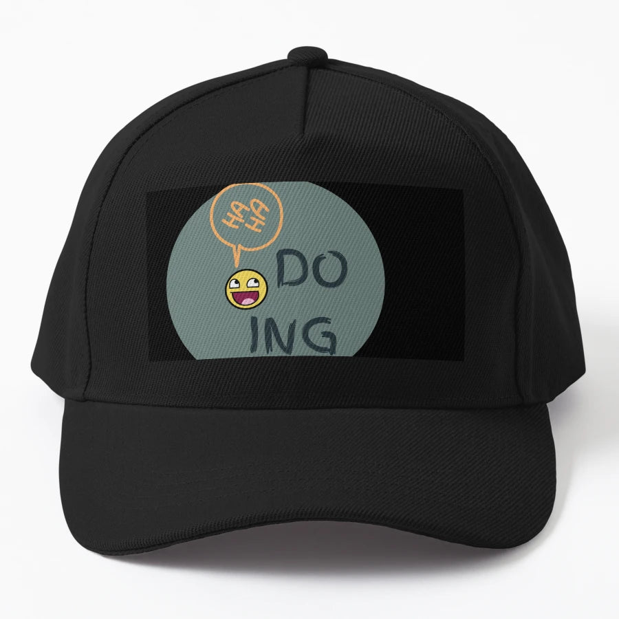 Doing Haha Trucker Hat - Classic Cap - Snapback, Trucker Hat, Dad Hat, Denim Baseball Cap