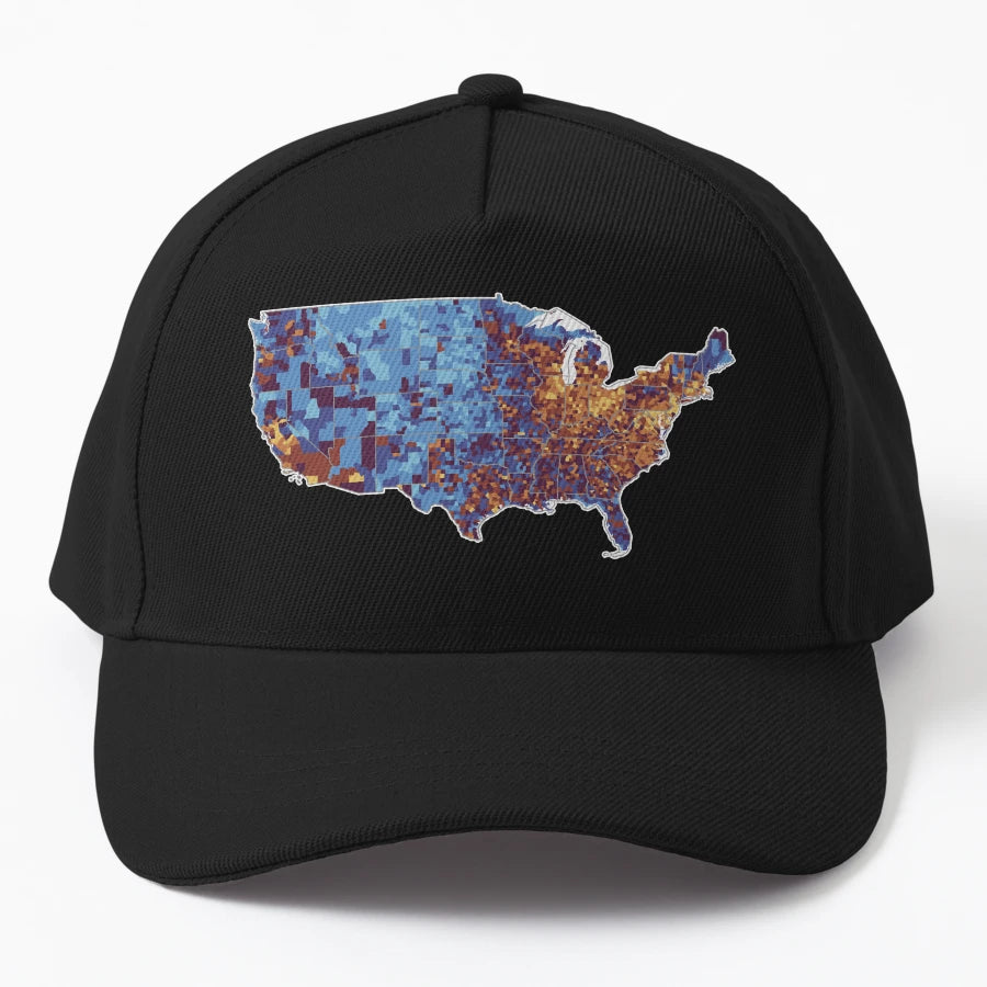 Environment Map Quality OTTO Dad Hat - Distressed Unique Art - Snapback, Trucker Hat, Dad Hat, Denim Baseball Cap