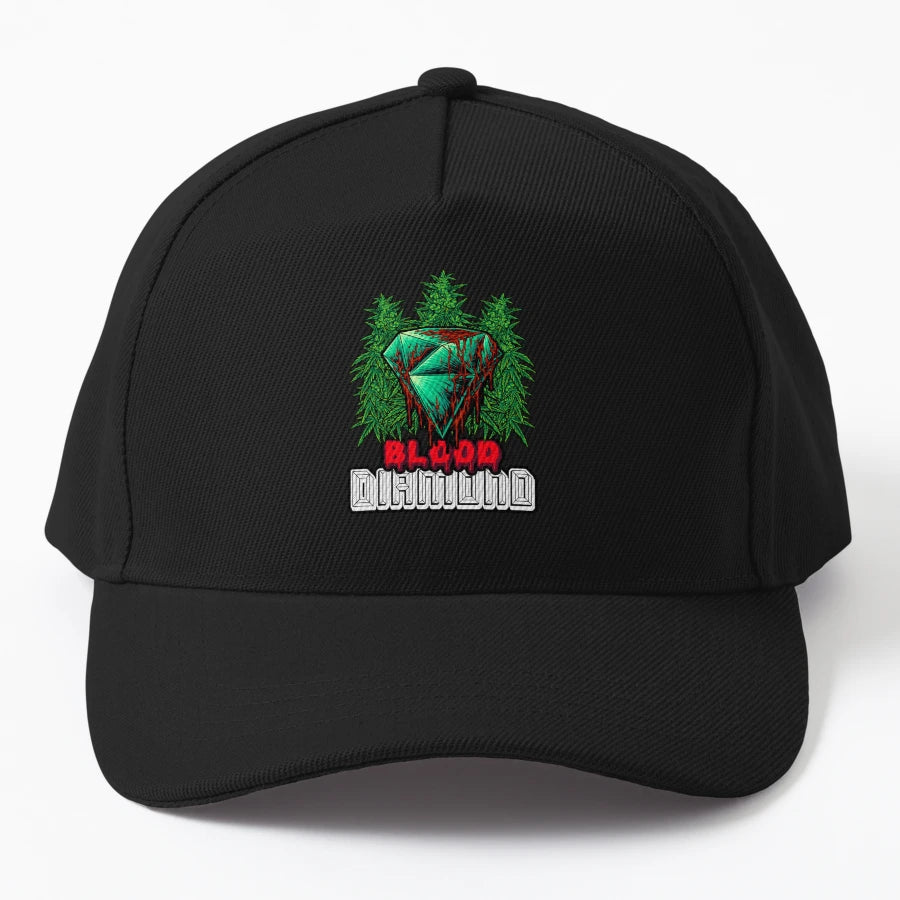 Blood Diamond Weed Strain Marijuana Cannabis OTTO Dad Hat - Snapback, Trucker Hat, Dad Hat, Denim Baseball Cap