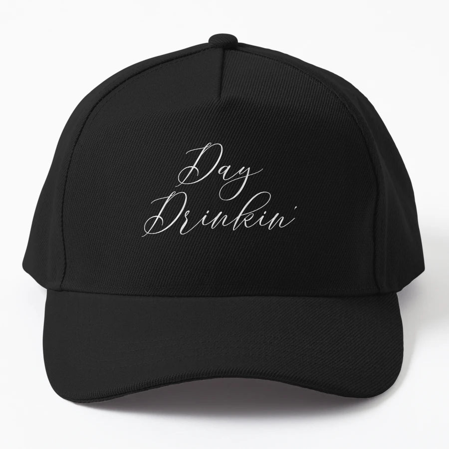 Day Drinkin Funny Party Outfit New Era Snapback - Outdoor - Snapback, Trucker Hat, Dad Hat, Denim Baseball Cap