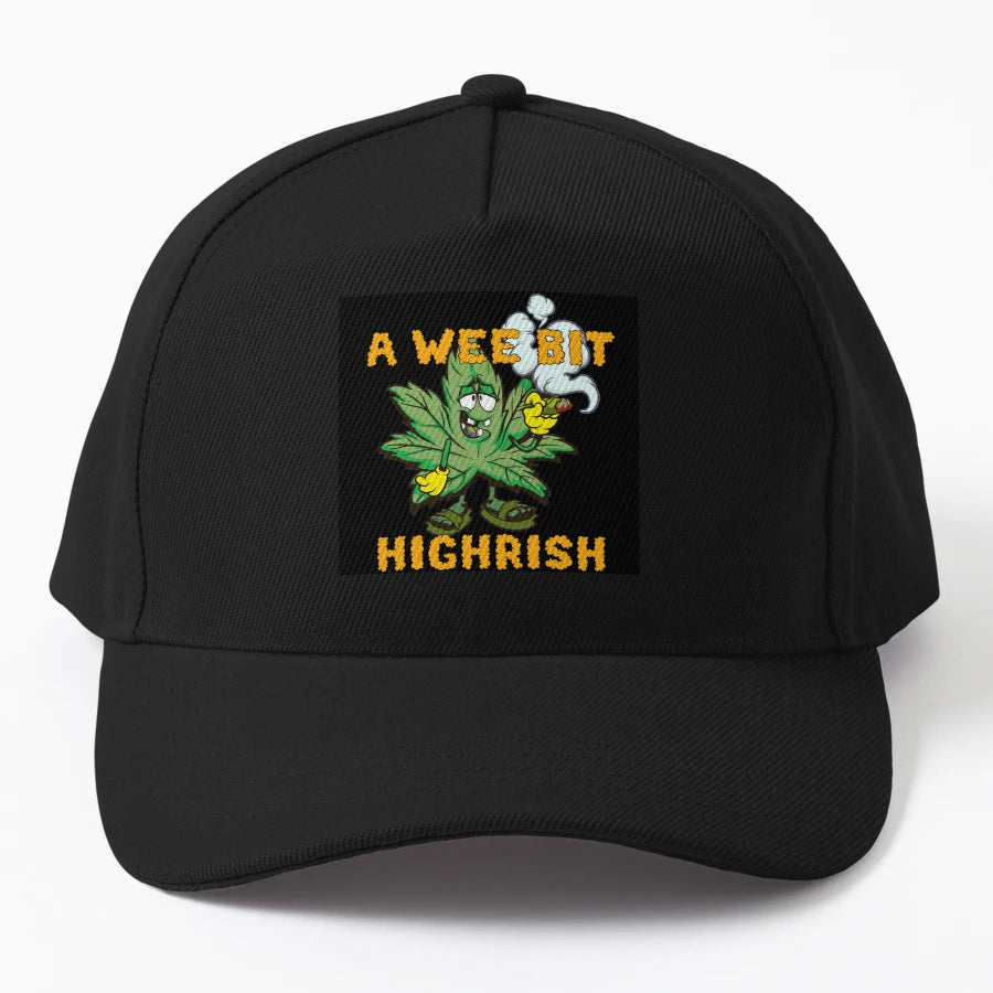 Wee Bit Highrish New Era Snapback - Distressed Custom - Snapback, Trucker Hat, Dad Hat, Denim Baseball Cap
