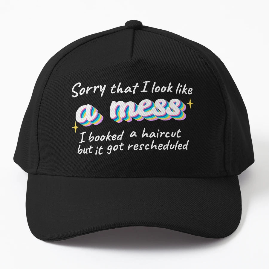 Sorry White Ed Trucker Hat - Embroidered Design - Snapback, Trucker Hat, Dad Hat, Denim Baseball Cap