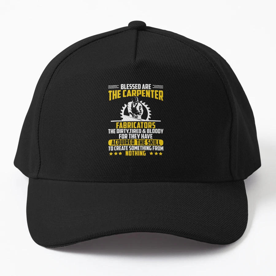 Blessed Are Carpenter Carpenter Carpentry OTTO Dad Hat - Snapback, Trucker Hat, Dad Hat, Denim Baseball Cap