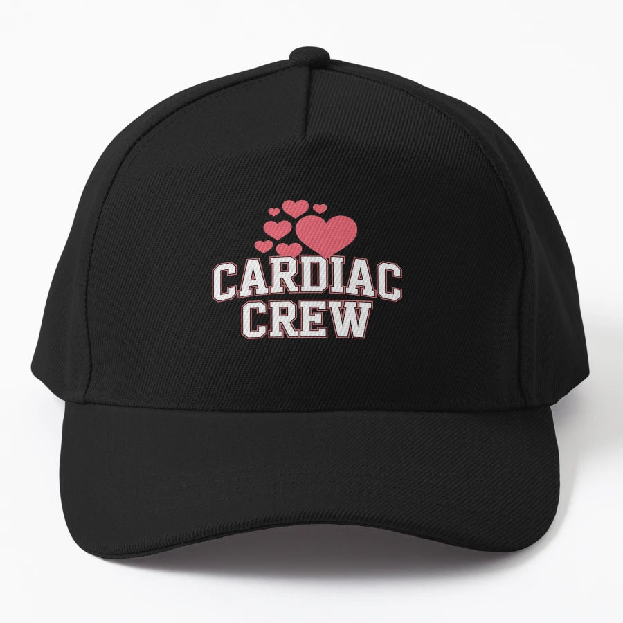 Cute Cardiac Crew Cardiology Tech Nurse New Era Snapback - Snapback, Trucker Hat, Dad Hat, Denim Baseball Cap