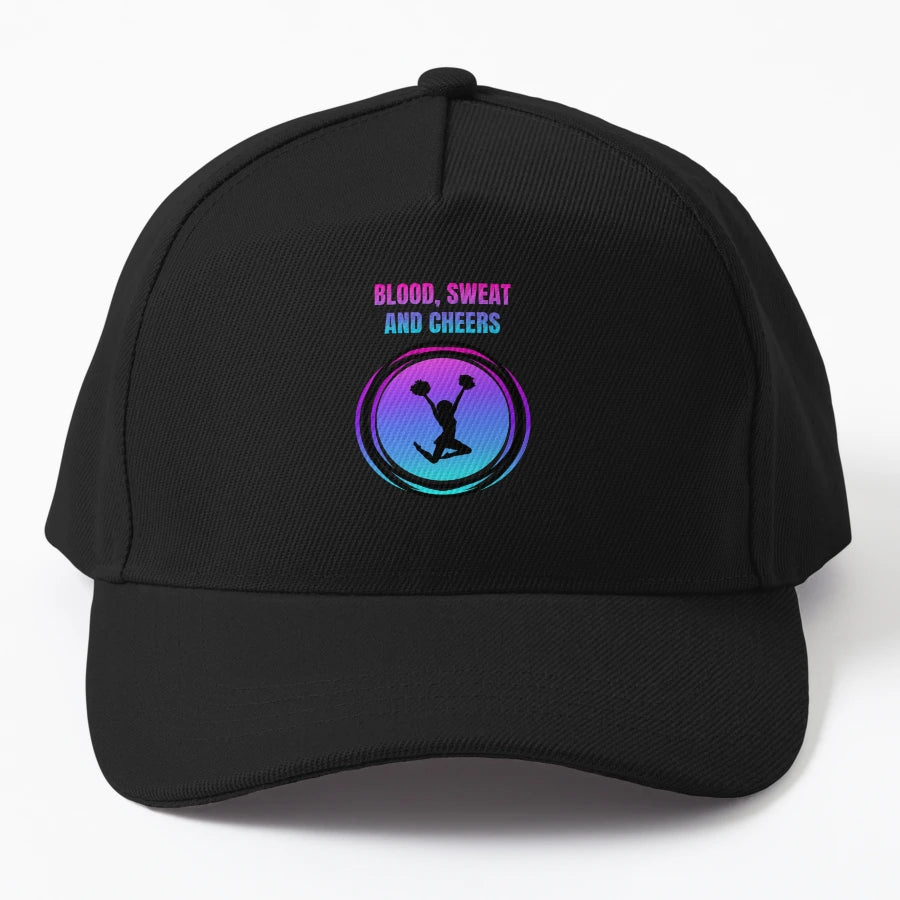 Blood Sweat And Cheers Cheerleader Pom Poms New Era Snapback - Snapback, Trucker Hat, Dad Hat, Denim Baseball Cap