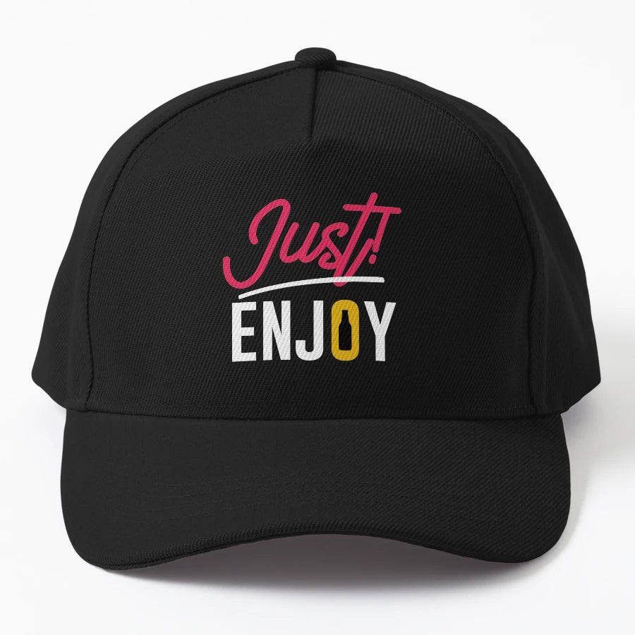 Just Enjoy Keep Calm Drink Cold Beer OTTO Dad Hat - Low-Prof - Snapback, Trucker Hat, Dad Hat, Denim Baseball Cap