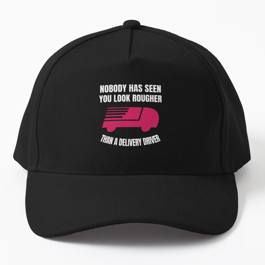 Funny Delivery Driver Morning Parcel Postal Trucker Hat - Snapback, Trucker Hat, Dad Hat, Denim Baseball Cap