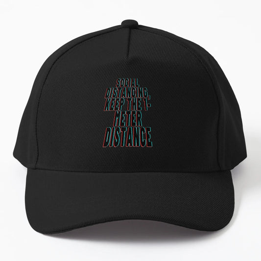 1 Meter OTTO Dad Hat - Structured Embroidered Art - Snapback, Trucker Hat, Dad Hat, Denim Baseball Cap