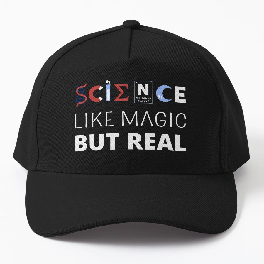 Science Like Magic But Real Iii New Era Snapback - Unstructu - Snapback, Trucker Hat, Dad Hat, Denim Baseball Cap