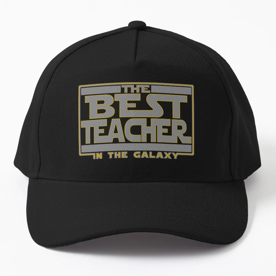 Best Teacher Galaxy Trucker Hat - Vintage Aesthetic - Snapback, Trucker Hat, Dad Hat, Denim Baseball Cap