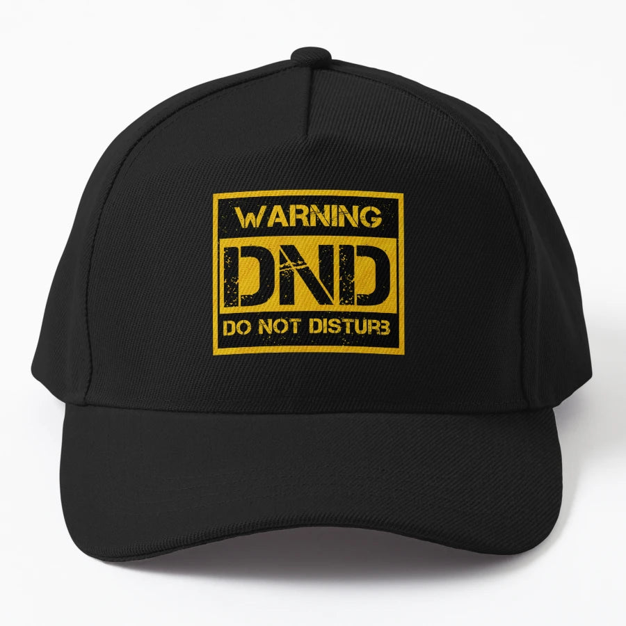 Do No Disturb Dnd New Era Snapback - Embroidered Design - Snapback, Trucker Hat, Dad Hat, Denim Baseball Cap