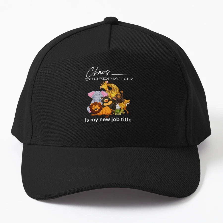 Chaos Coordinator Is My New Job Title Animal OTTO Dad Hat - Snapback, Trucker Hat, Dad Hat, Denim Baseball Cap