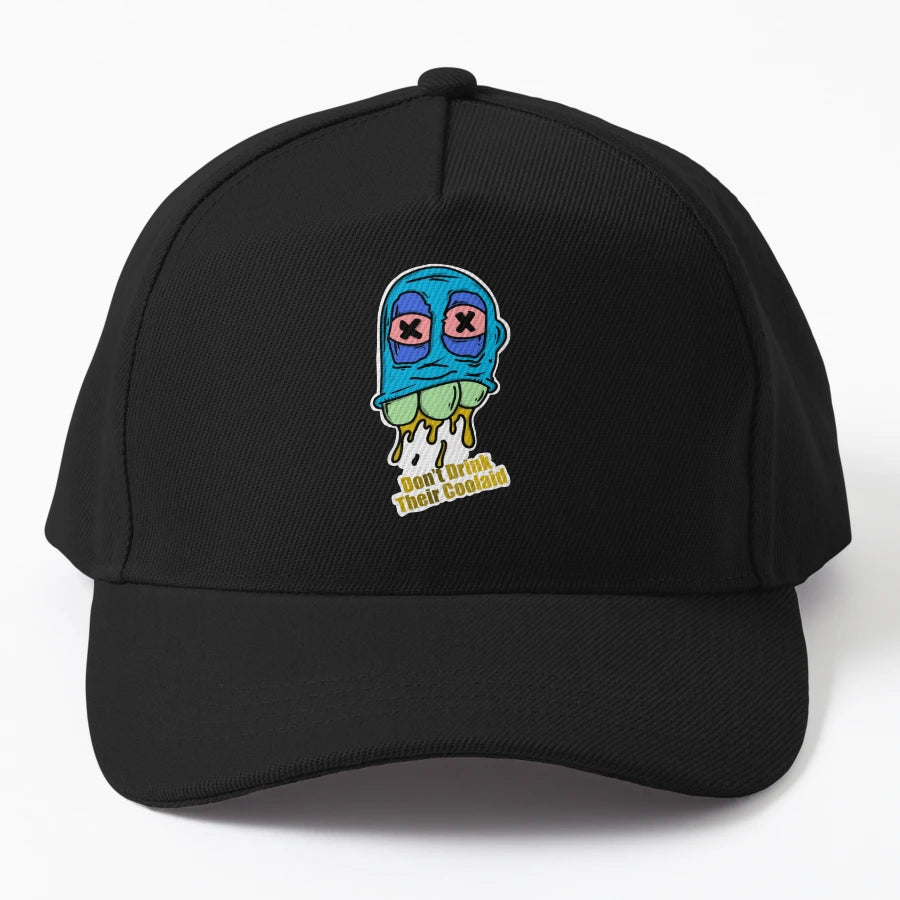 Dont Drink Their Coolaid Denim Baseball Cap - Premium - Snapback, Trucker Hat, Dad Hat, Denim Baseball Cap