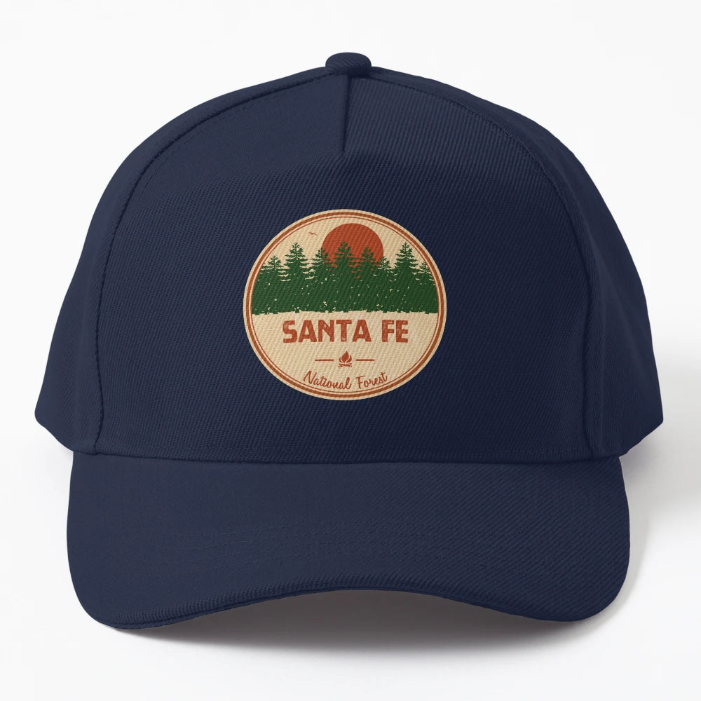 Santa Fe National Forest Trucker Hat - Premium Stitching - Snapback, Trucker Hat, Dad Hat, Denim Baseball Cap