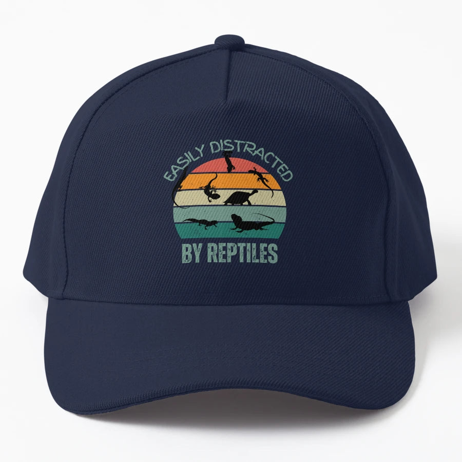 Easily Distracted New Era Snapback - Unstructured Unique Art - Snapback, Trucker Hat, Dad Hat, Denim Baseball Cap