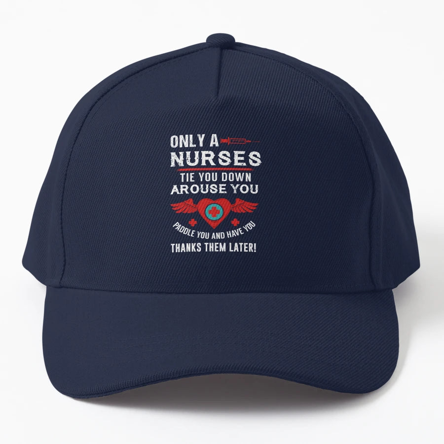 Only Nurses Tie You Down Trucker Hat - High-Quality Classic - Snapback, Trucker Hat, Dad Hat, Denim Baseball Cap
