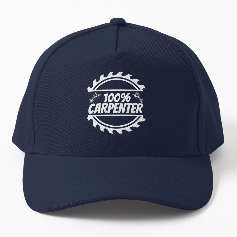 100 Carpenter Woodworking Carpentry Fun New Era Snapback - Snapback, Trucker Hat, Dad Hat, Denim Baseball Cap