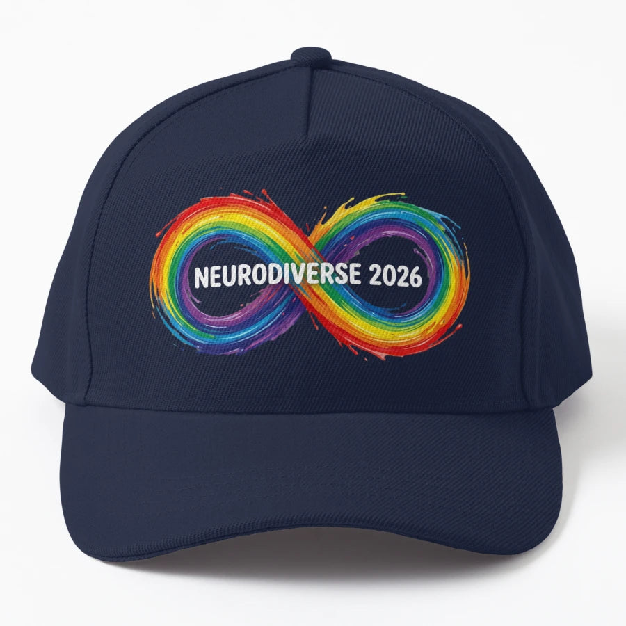 Neurodiversity Awareness T Shirt Infinite New Era Snapback - Snapback, Trucker Hat, Dad Hat, Denim Baseball Cap