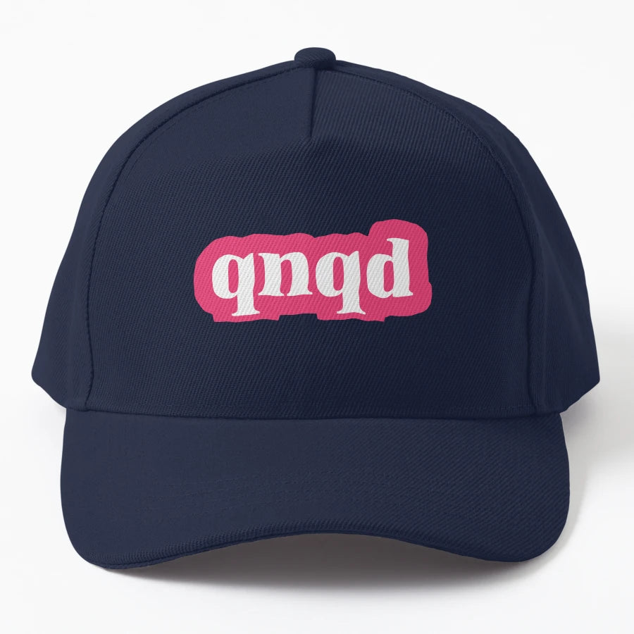 Qnqd Trucker Hat - Minimalist Style - Snapback, Trucker Hat, Dad Hat, Denim Baseball Cap