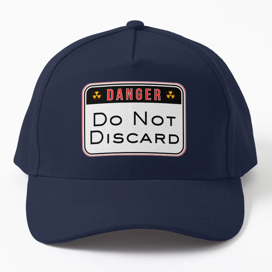 Danger Do Not Discard Funny Warning Signs OTTO Dad Hat - Snapback, Trucker Hat, Dad Hat, Denim Baseball Cap
