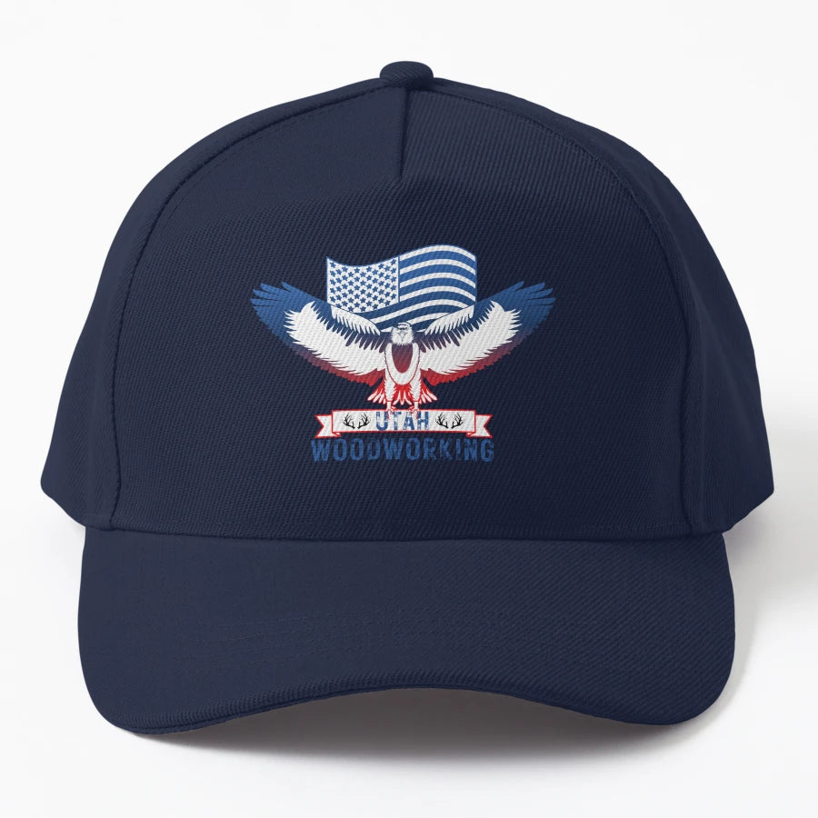 Utah Woodworking Woodworking Carpentry Fun New Era Snapback - Snapback, Trucker Hat, Dad Hat, Denim Baseball Cap