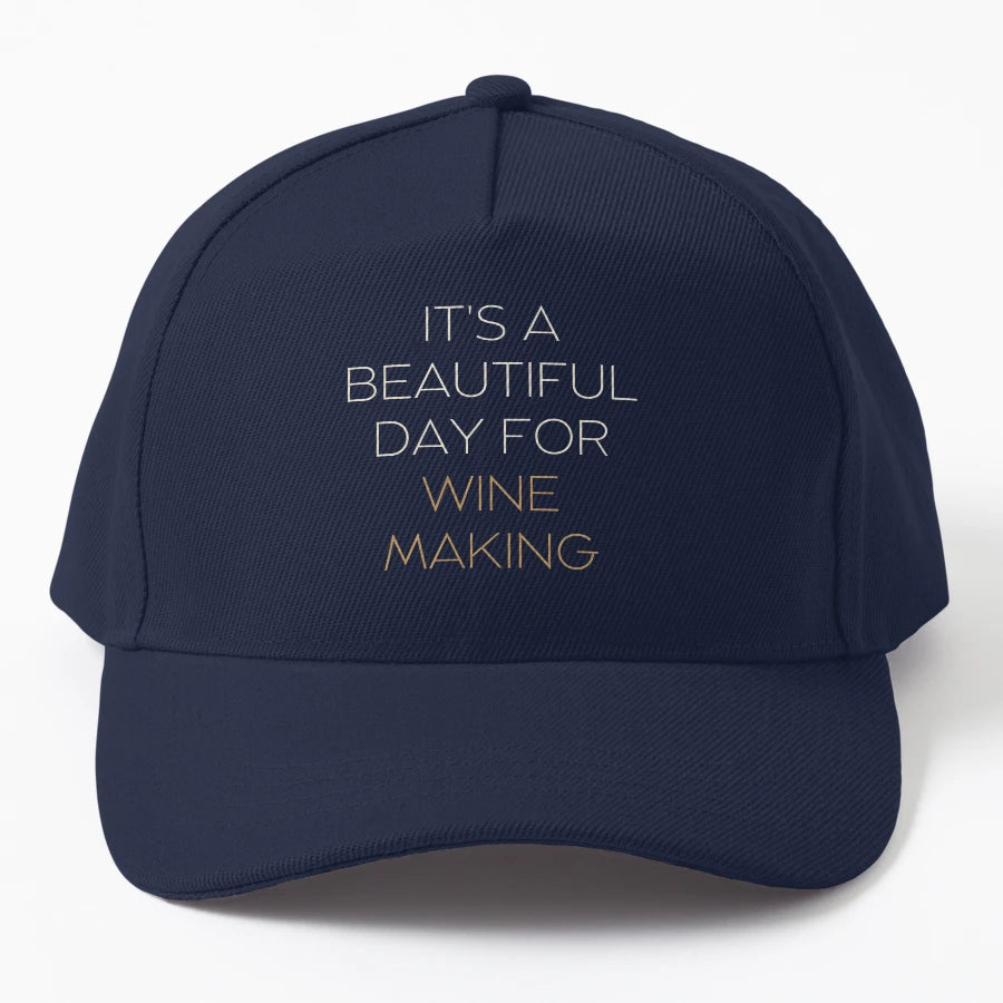 Its Beautiful Day Wine Making OTTO Dad Hat - Aesthetic - Snapback, Trucker Hat, Dad Hat, Denim Baseball Cap