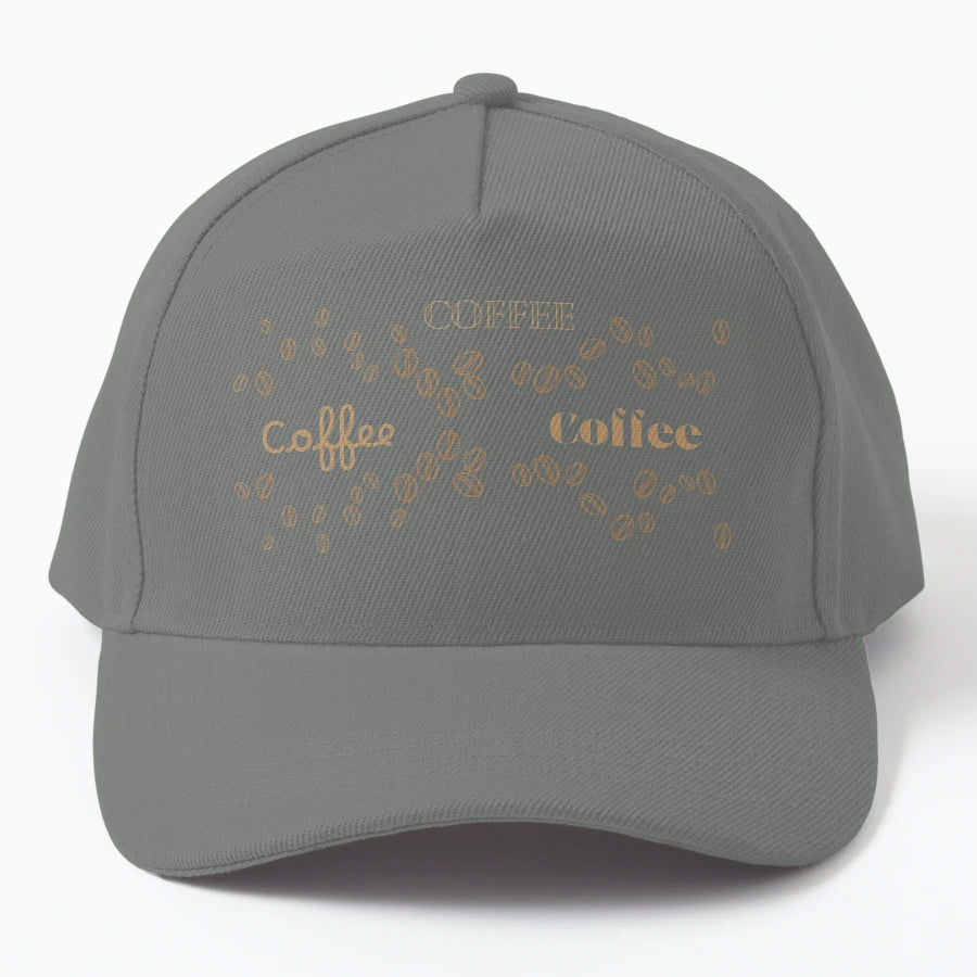 Coffee Beans Coffee Lovers Trucker Hat - Low-Profile Fit - Snapback, Trucker Hat, Dad Hat, Denim Baseball Cap