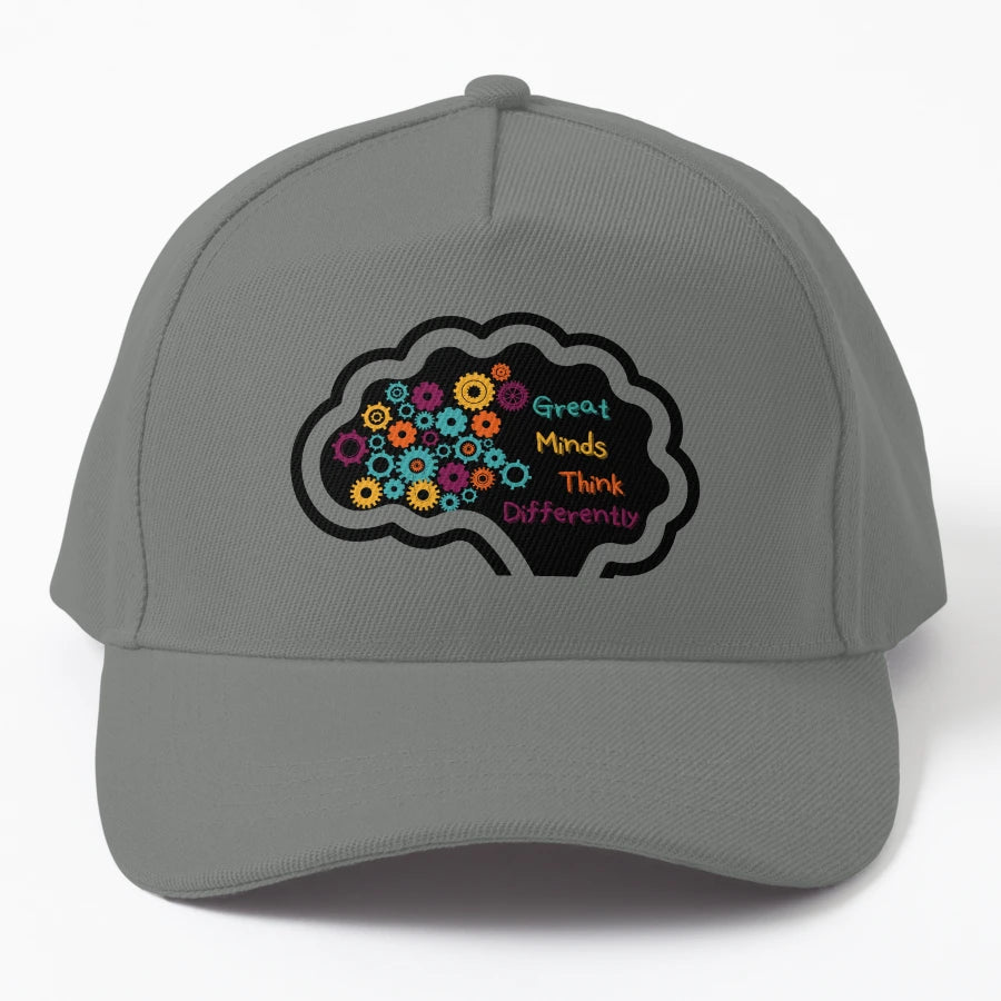 Great Minds Think Differently New Era Snapback - Structured - Snapback, Trucker Hat, Dad Hat, Denim Baseball Cap