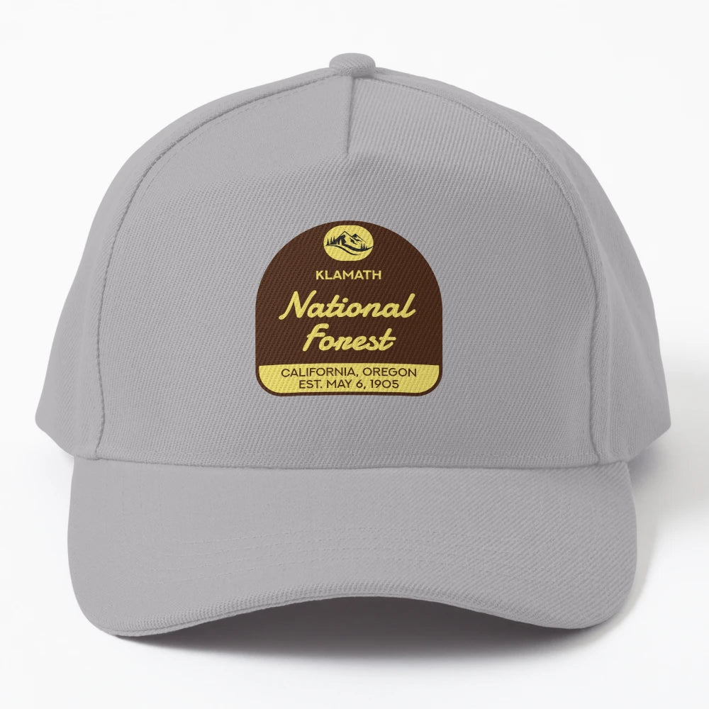 Klamath National Forest OTTO Dad Hat - Breathable Mesh - Snapback, Trucker Hat, Dad Hat, Denim Baseball Cap