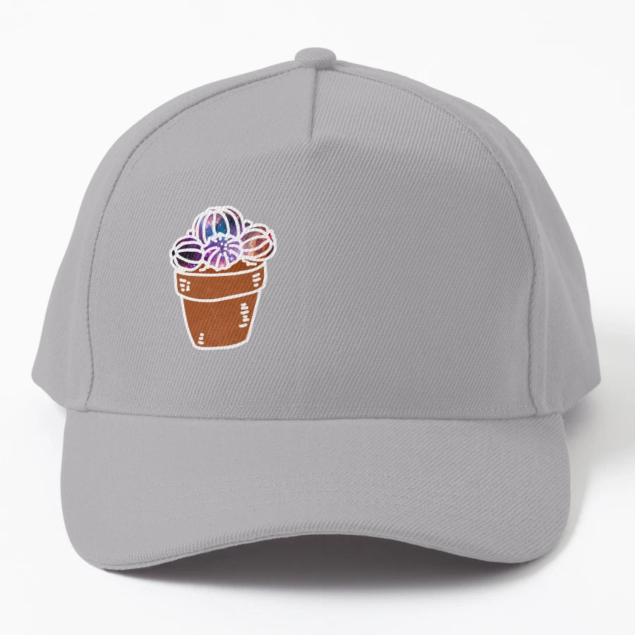 Bubble Galaxy Cactus Trucker Hat - Distressed Premium - Snapback, Trucker Hat, Dad Hat, Denim Baseball Cap