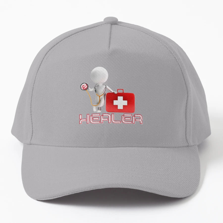 Healer New Era Snapback - Vintage Aesthetic Classic Style - Snapback, Trucker Hat, Dad Hat, Denim Baseball Cap