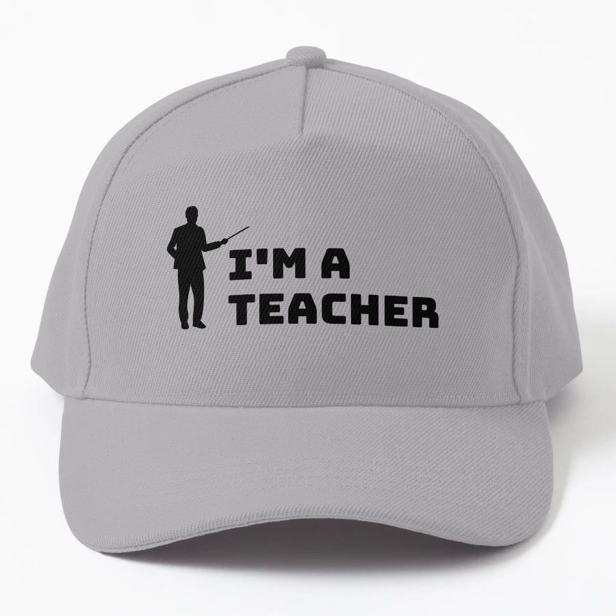 Im Teacher New Era Snapback - Exclusive Low-Profile Design - Snapback, Trucker Hat, Dad Hat, Denim Baseball Cap
