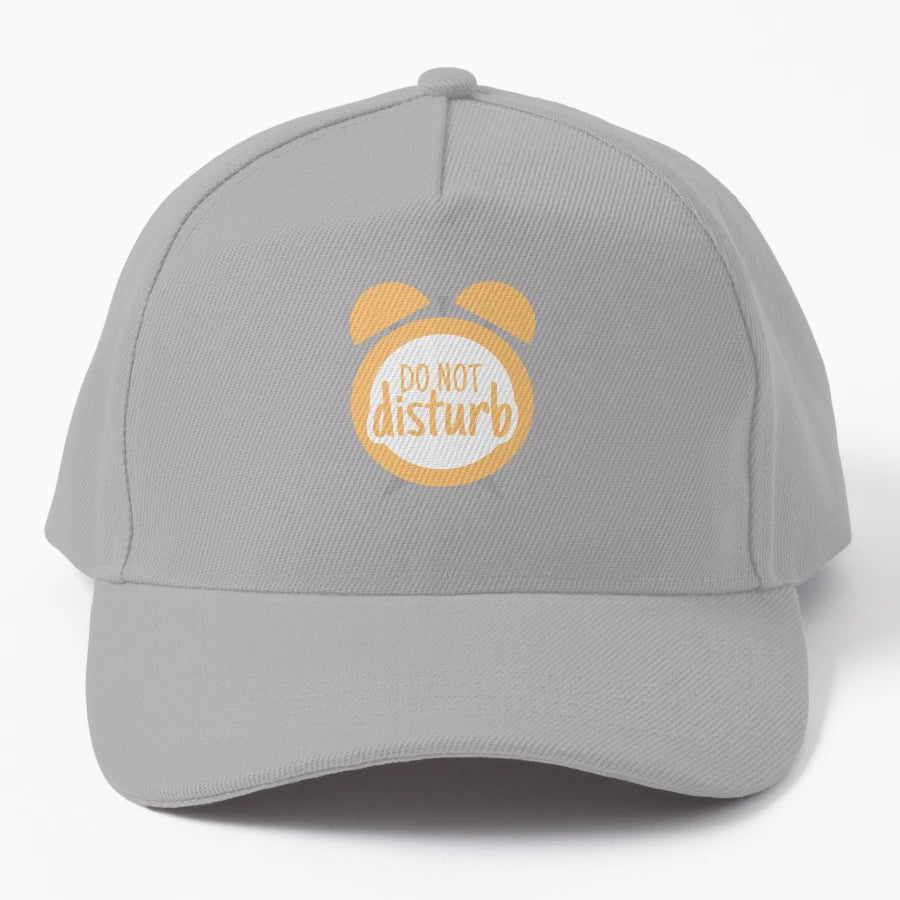 Do Not Disturb Denim Baseball Cap - Adjustable Fit - Snapback, Trucker Hat, Dad Hat, Denim Baseball Cap