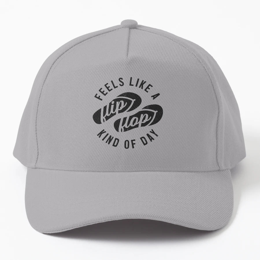 Feels Like Flip Flop Kind Day Summer Denim Baseball Cap - Snapback, Trucker Hat, Dad Hat, Denim Baseball Cap