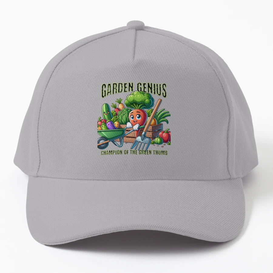 Vegetable Gardener Genius OTTO Dad Hat - Distressed - Snapback, Trucker Hat, Dad Hat, Denim Baseball Cap