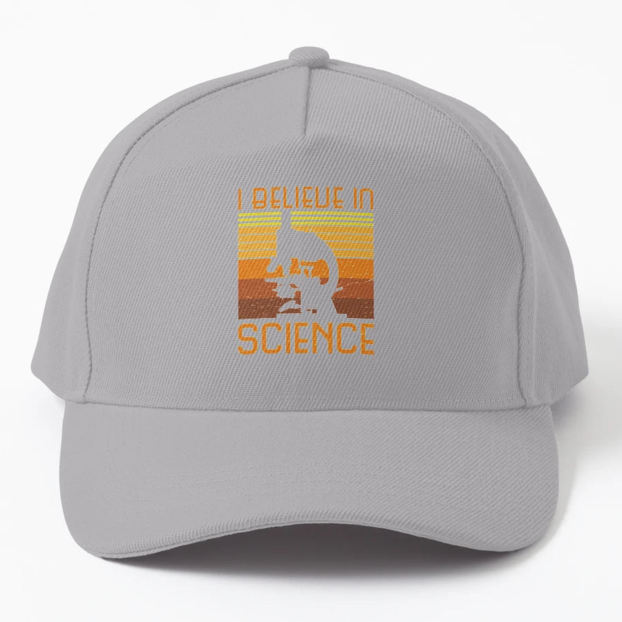 Science T Shirtbelieve Science Denim Baseball Cap - Vintage - Snapback, Trucker Hat, Dad Hat, Denim Baseball Cap