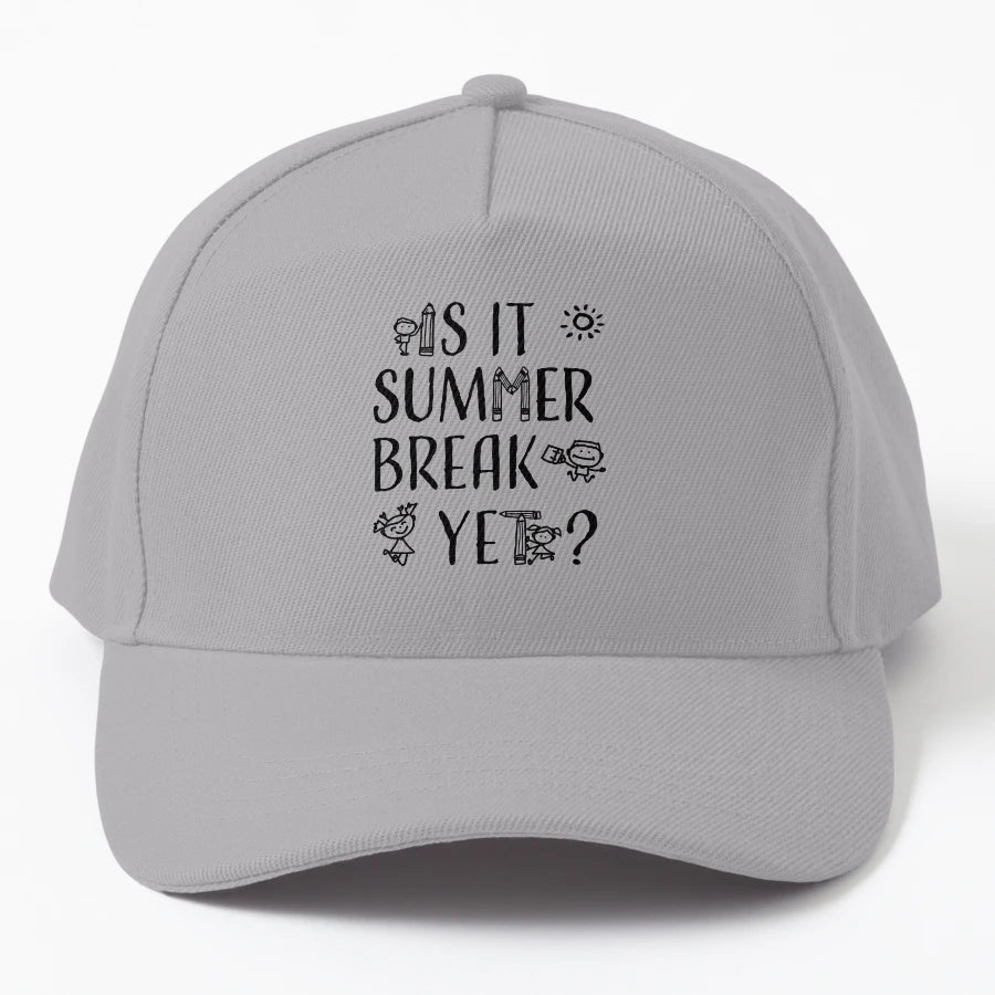 Is It Summer Break Yet Crayons New Era Snapback - Unstructur - Snapback, Trucker Hat, Dad Hat, Denim Baseball Cap