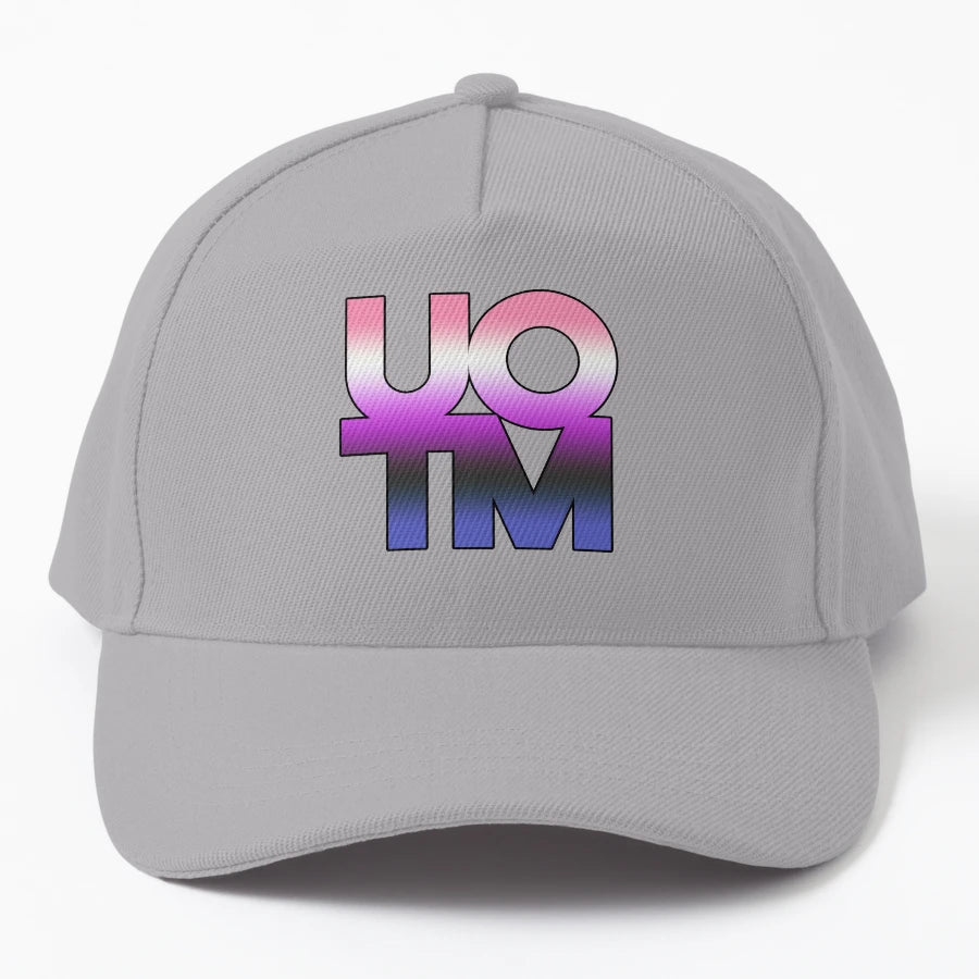 Uotm Genderfluid Pride New Era Snapback - Exclusive Custom - Snapback, Trucker Hat, Dad Hat, Denim Baseball Cap
