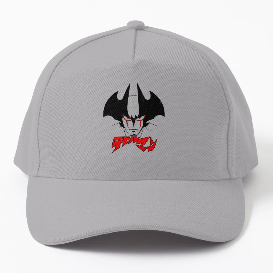 002 Devilman Head New Era Snapback - Top Gift Pick for Him - Snapback, Trucker Hat, Dad Hat, Denim Baseball Cap