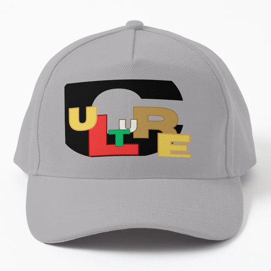 Culture Red Black And Green Trucker Hat - Distressed - Snapback, Trucker Hat, Dad Hat, Denim Baseball Cap