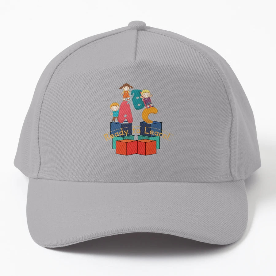 Ready To Learn Back To School New Era Snapback - Structured - Snapback, Trucker Hat, Dad Hat, Denim Baseball Cap