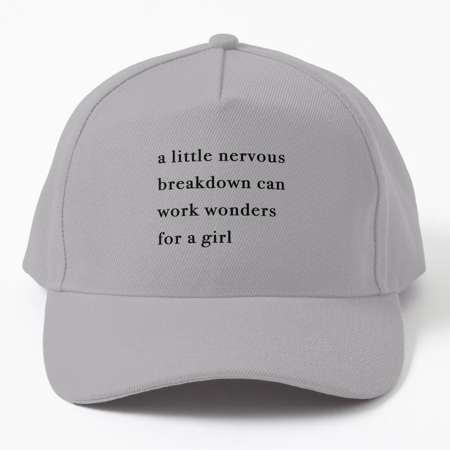 Little Nervous Breakdown Can Work Wonders Trucker Hat - Snapback, Trucker Hat, Dad Hat, Denim Baseball Cap