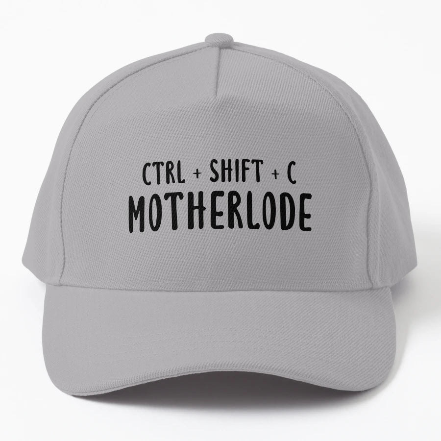 Ctrl Shift C Motherlode Trucker Hat - Unique Gift for - Snapback, Trucker Hat, Dad Hat, Denim Baseball Cap