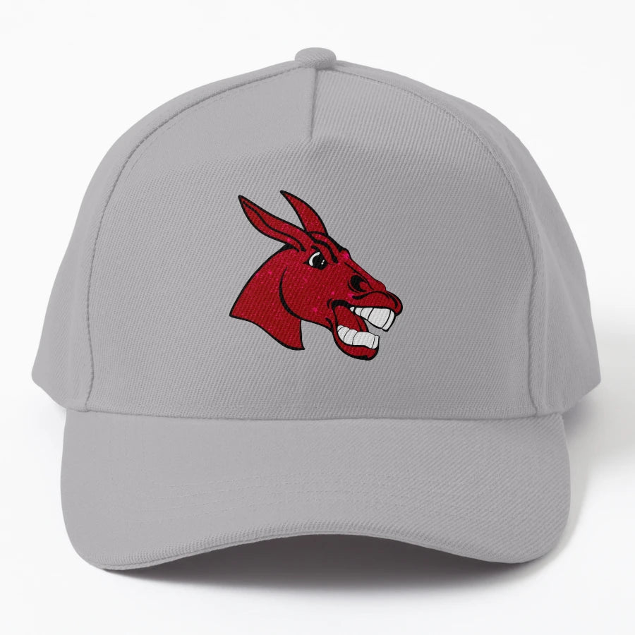 Glitter Mo Mule University Central Denim Baseball Cap - Snapback, Trucker Hat, Dad Hat, Denim Baseball Cap