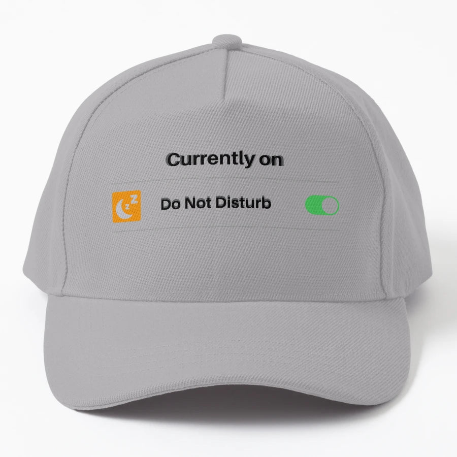 Do Not Disturb Mode Trucker Hat - Vintage Style - Snapback, Trucker Hat, Dad Hat, Denim Baseball Cap