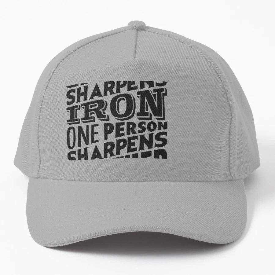 Proverbs 27 17 New Era Snapback - Distressed Outdoor Ready - Snapback, Trucker Hat, Dad Hat, Denim Baseball Cap