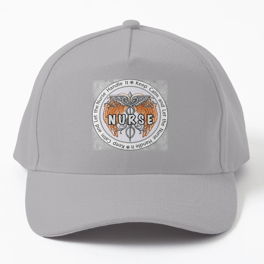 Calm Nurse New Era Snapback - Distressed Custom Crafted - Snapback, Trucker Hat, Dad Hat, Denim Baseball Cap