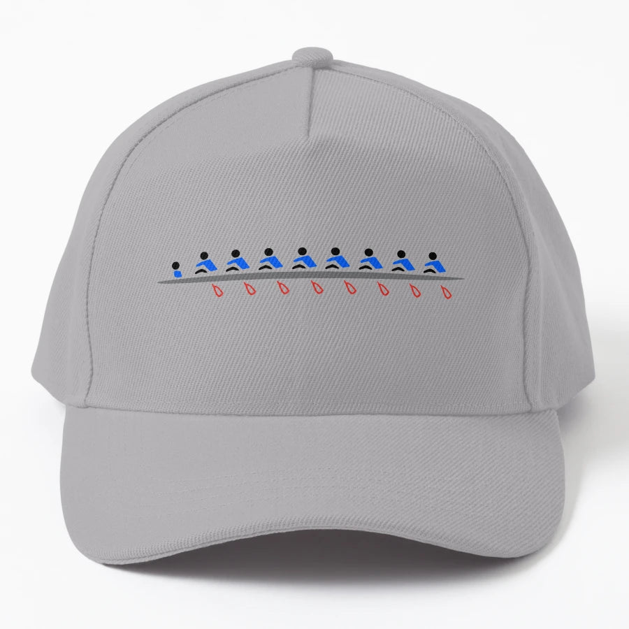 Rowing 8 OTTO Dad Hat - Unstructured Breathable Design - Snapback, Trucker Hat, Dad Hat, Denim Baseball Cap